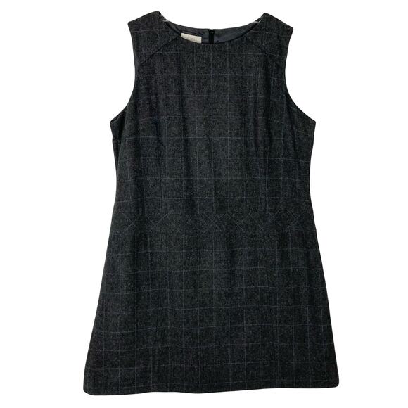 HOBBs Dresses & Skirts - Nwot HOBBS London Dress 14 Wool Tweed Grey Plaid Check Shift”Karpoi”Lined Career